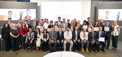 Graduation photo for the second IDASH cohort in the Eastern Europe and Central Asia region, including fellows, instructors, mentors, and other stakeholders.